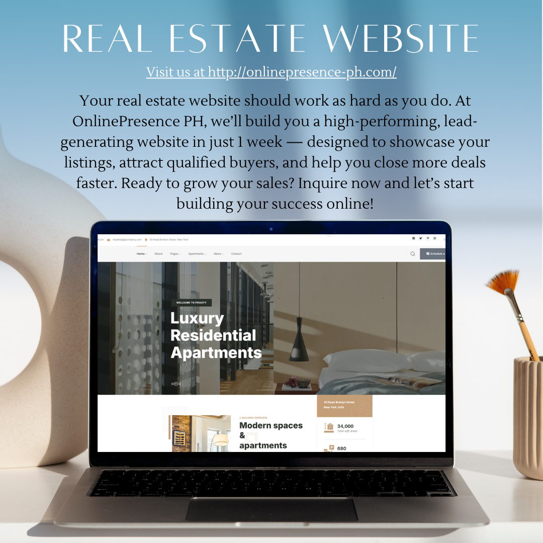 Generate More Real Estate Leads and Sales — With a High-Performance Website Built in Just 1 Week