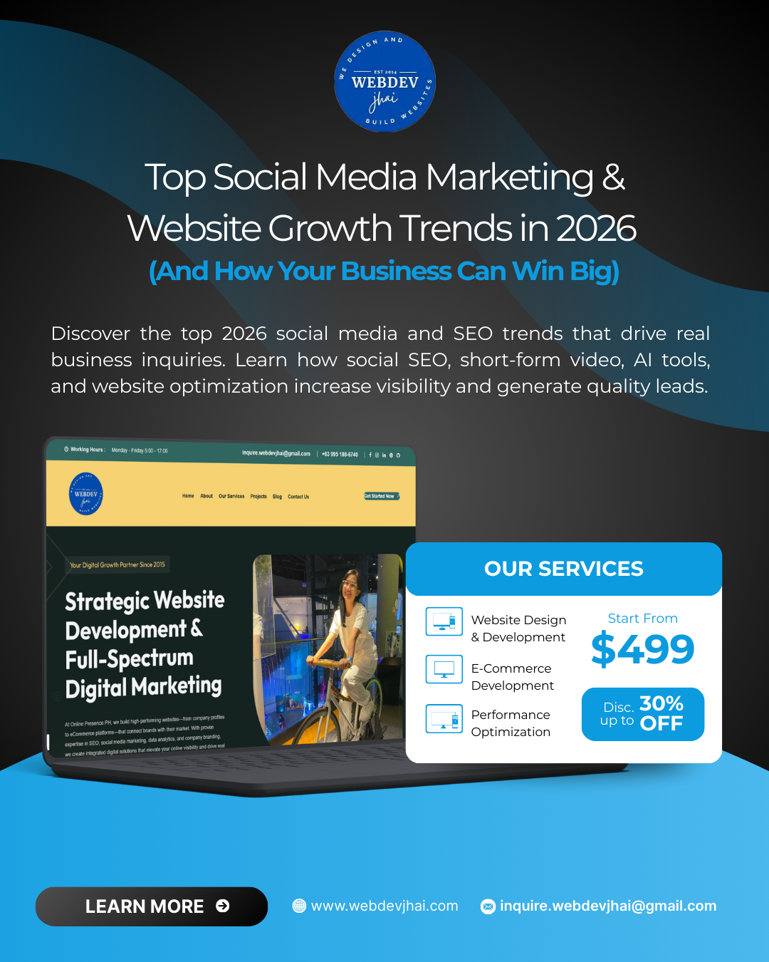 Top Social Media Marketing & Website Growth Trends in 2026 (And How Your Business Can Win Big)