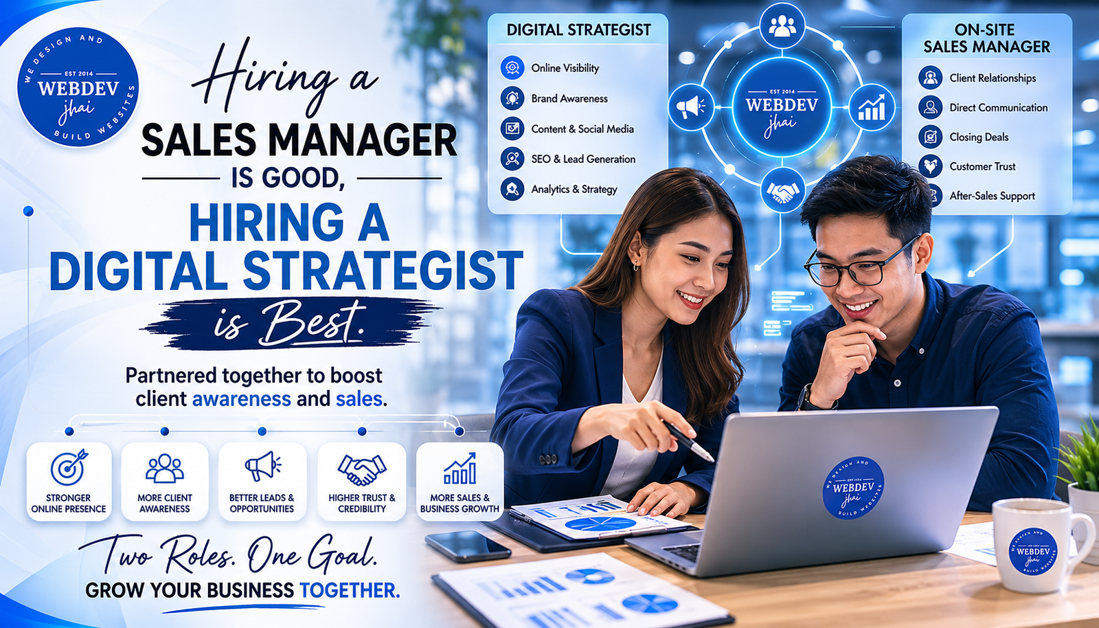 Why Hiring a Digital Strategist Alongside Your Sales Manager Can Grow Your Business Faster
