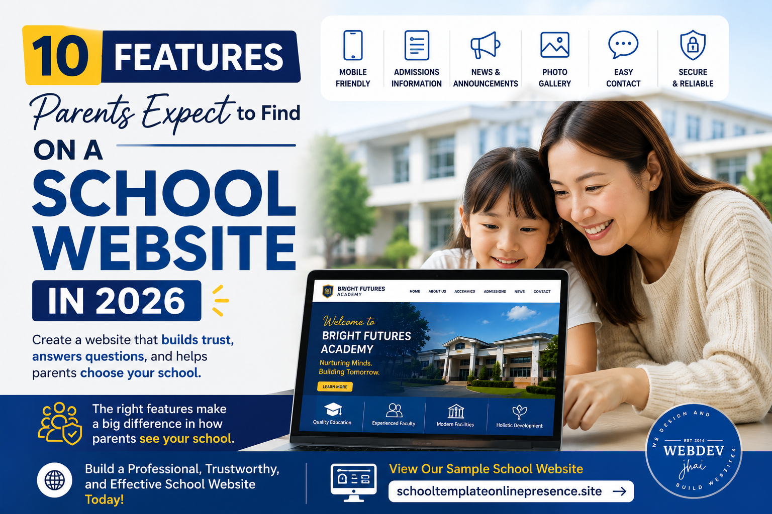 10 Features Parents Expect to Find on a School Website in 2026