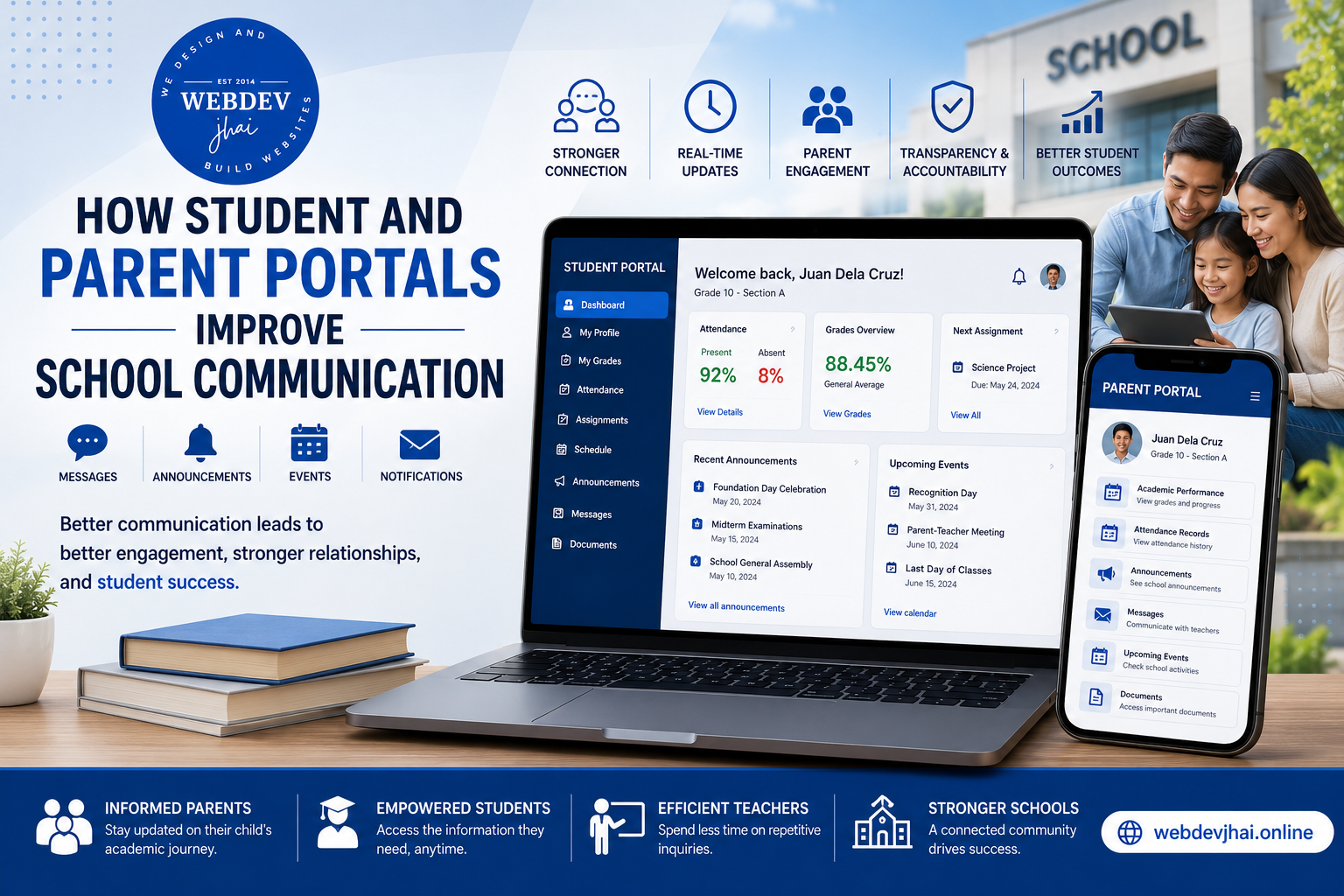 How Student and Parent Portals Improve School Communication