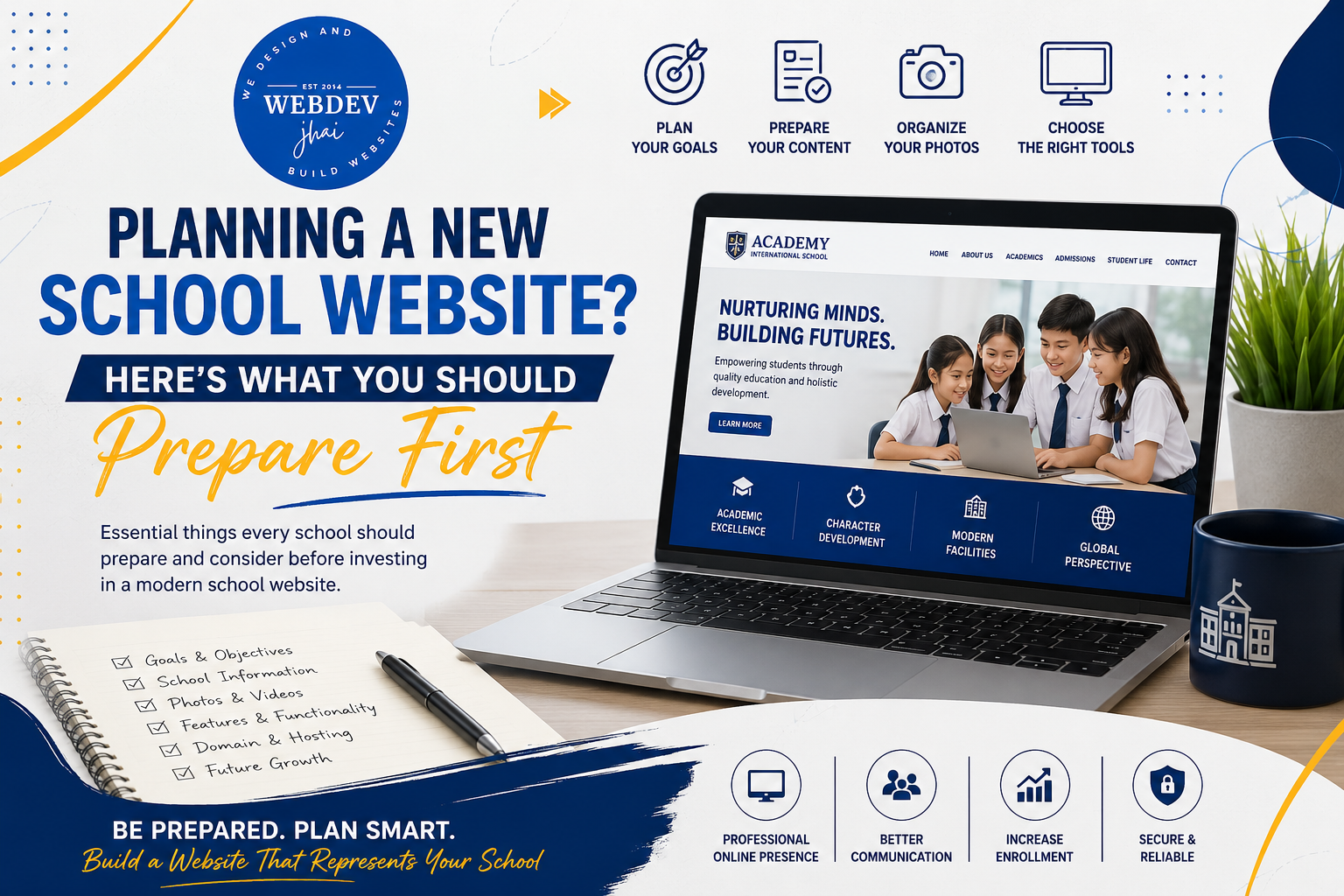 Planning a New School Website? Here’s What You Should Prepare First