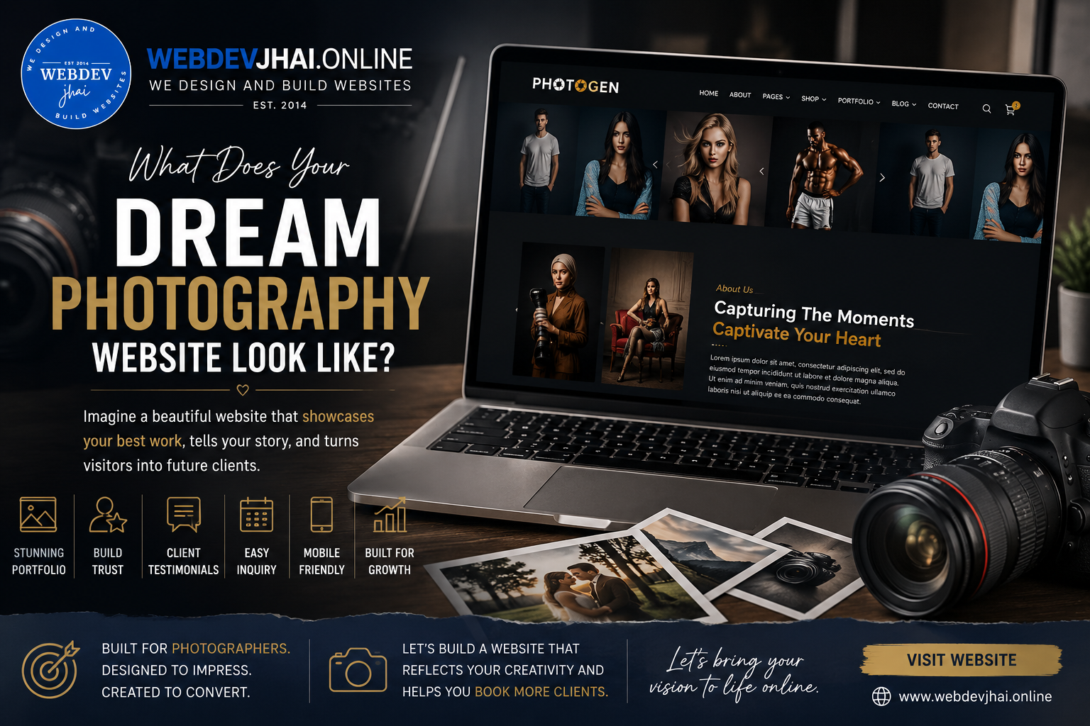 What Does Your Dream Photography Website Look Like?