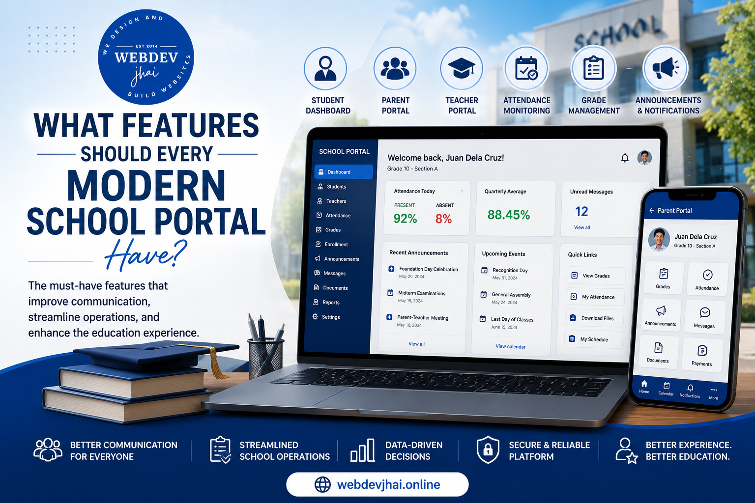 What Features Should Every Modern School Portal Have?