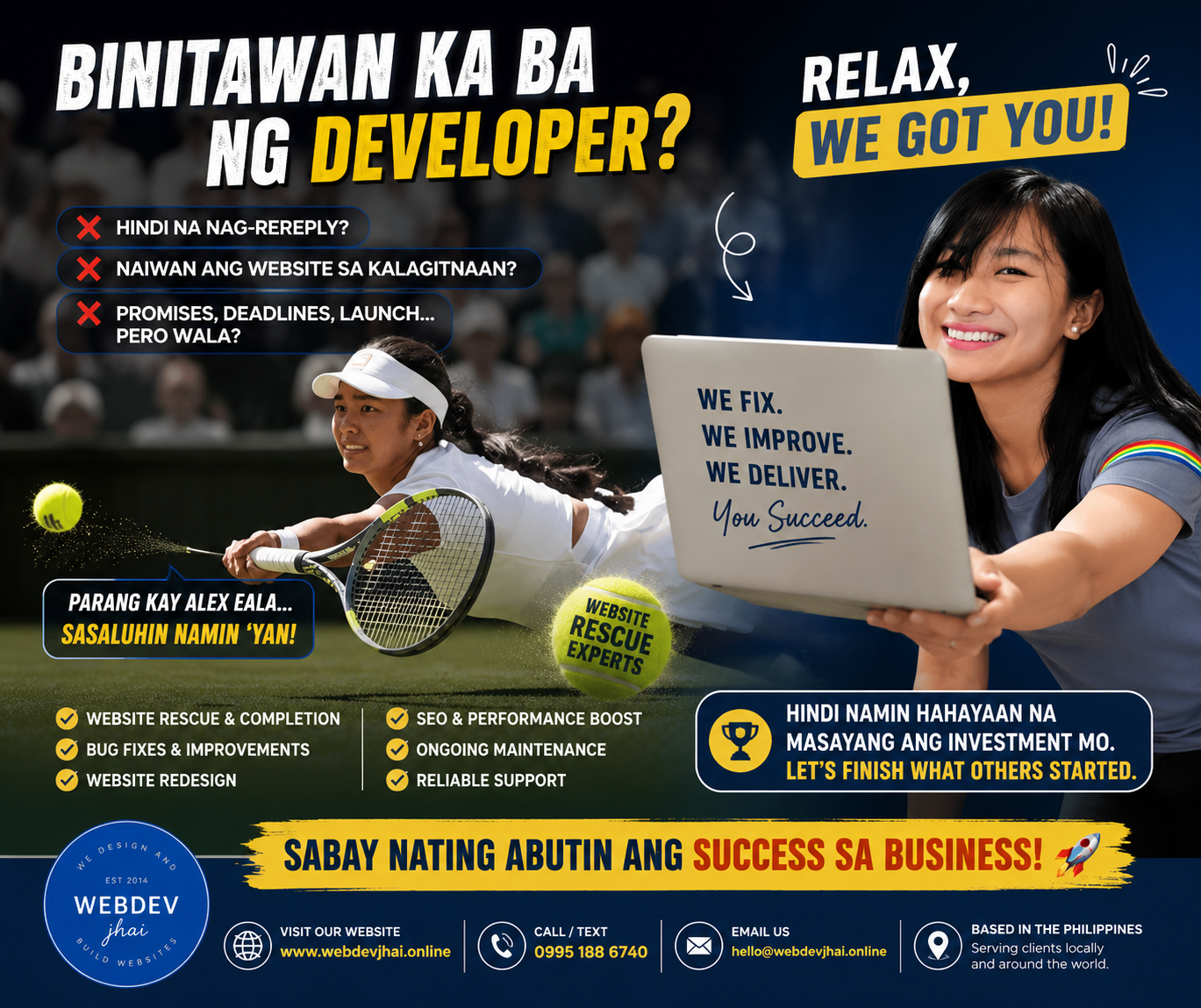 Binitawan Ka Ba ng Developer? Relax, We Got You!
