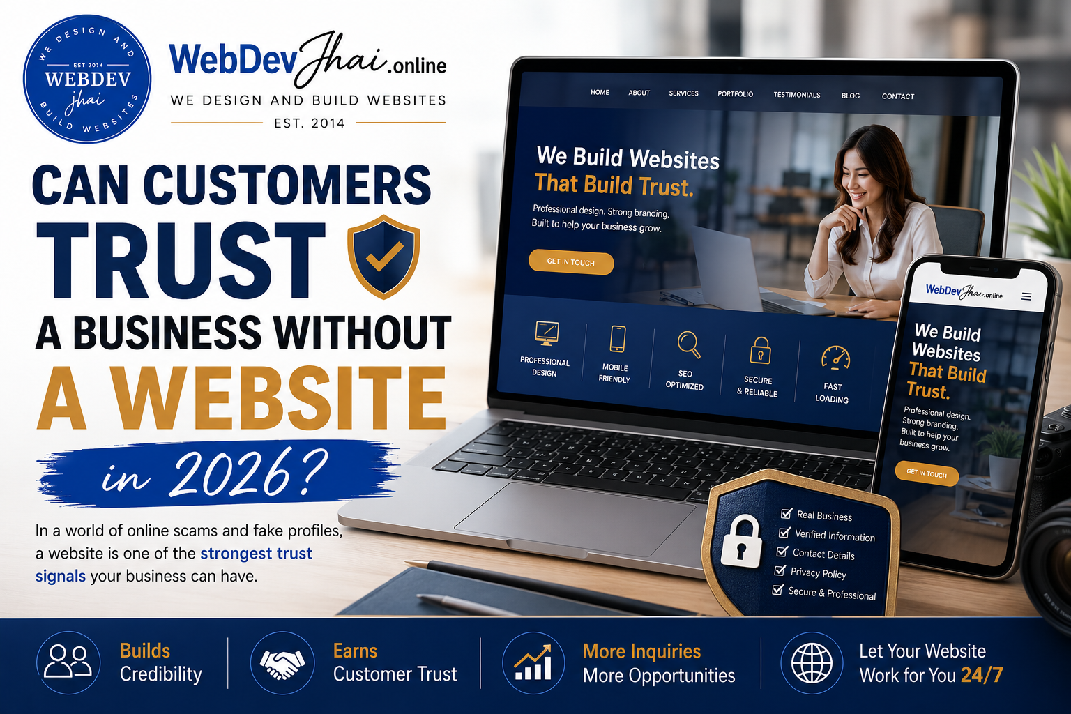 Can Customers Trust a Business Without a Website in 2026?
