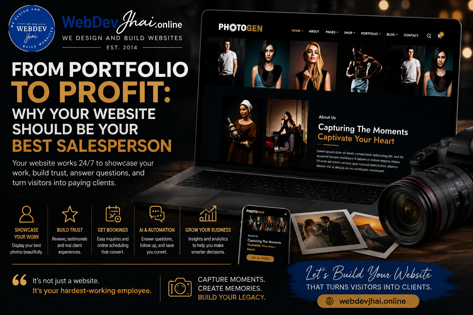 From Portfolio to Profit: Why Your Website Should Be Your Best Salesperson