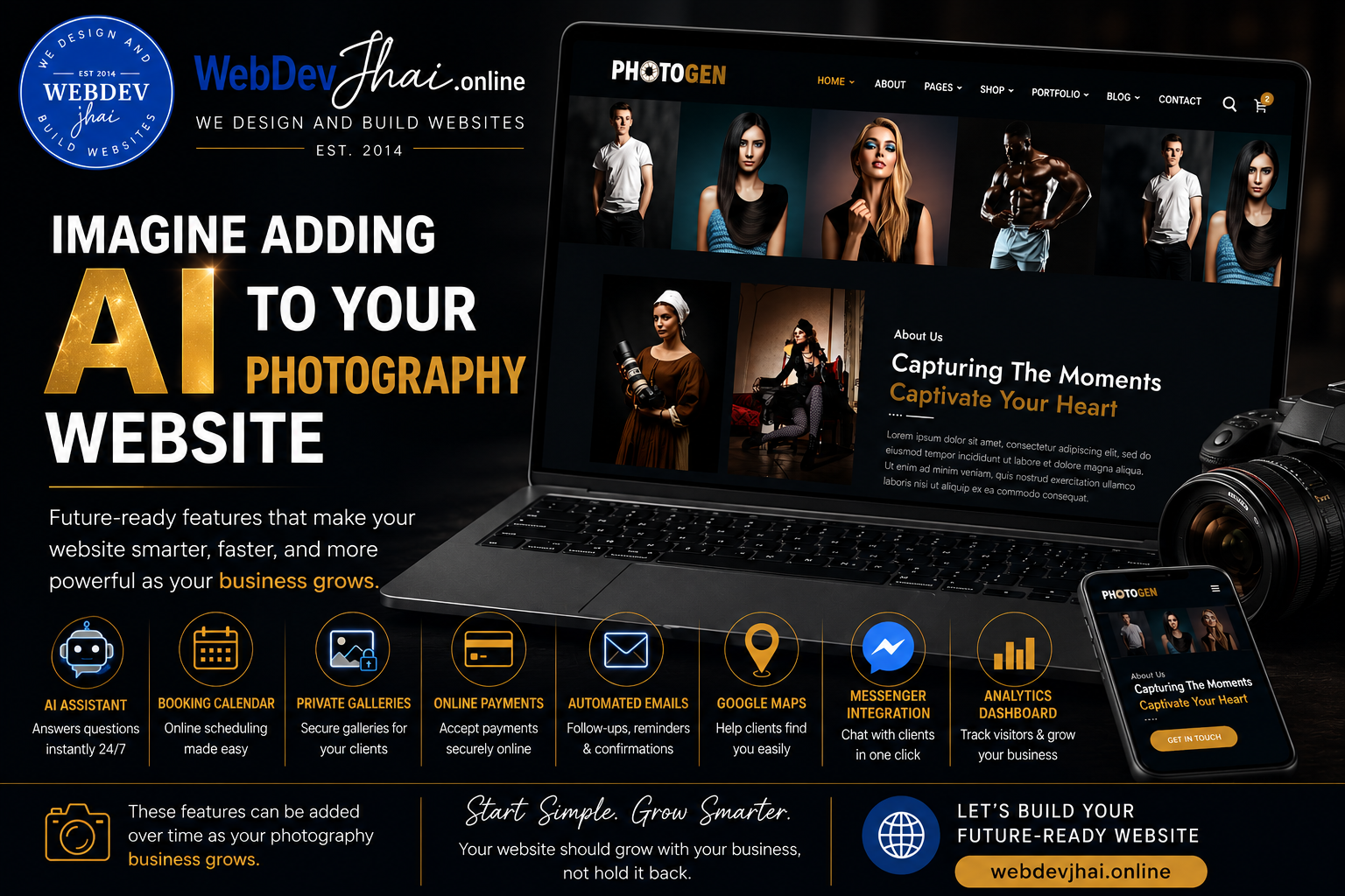 Imagine Adding AI to Your Photography Website